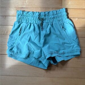 Athleta High Waist green Athletic Shorts